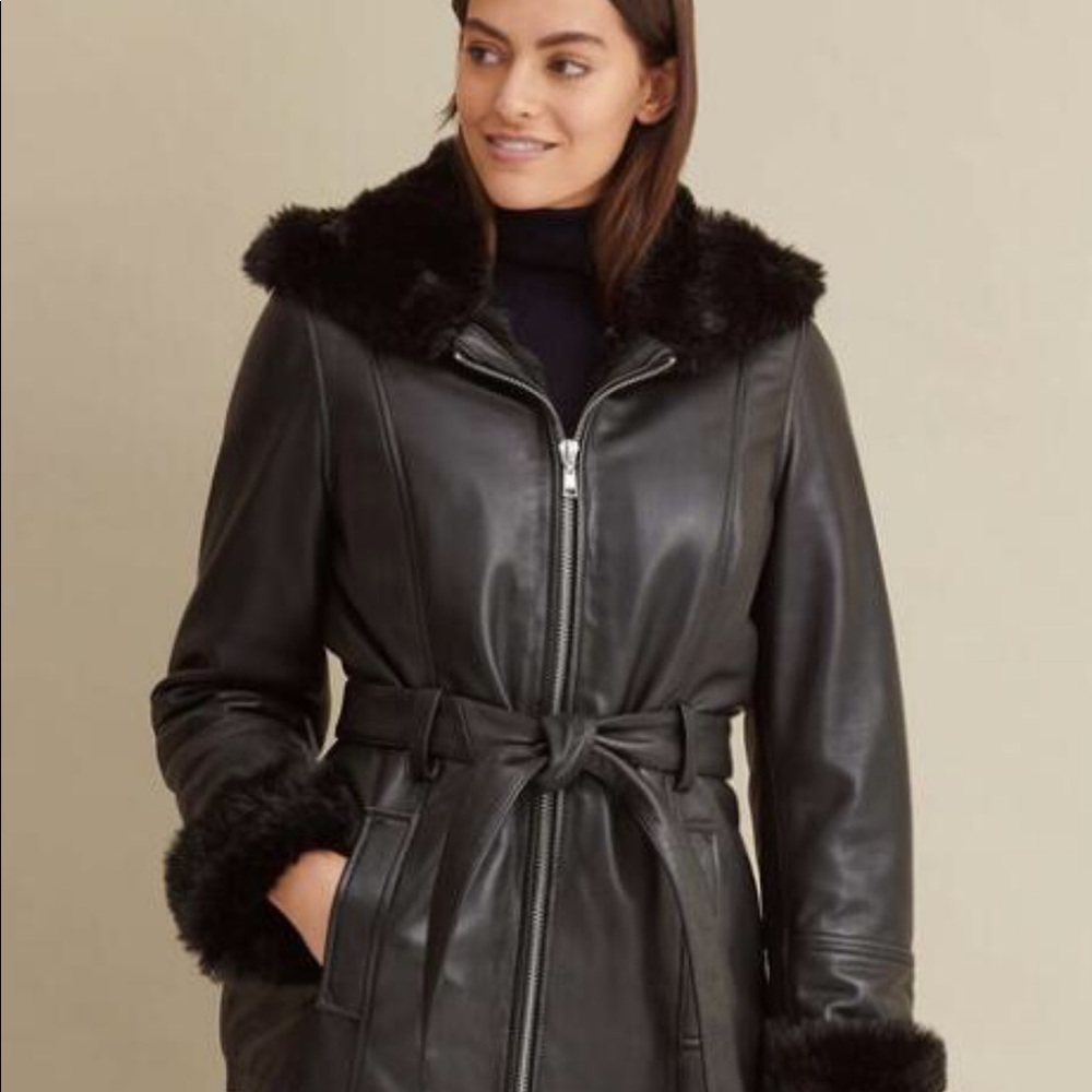Wilson’s leather furr jacket